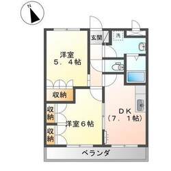 グリーンヒルズ曙の物件間取画像